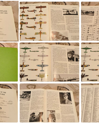 2 libri aviazione wwii - aircraft camouflage + air