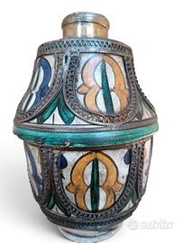 Vaso / Contenitore marocchino artigiana