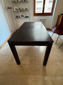 Tavolo Calligaris allungabile color wengé