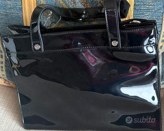 Borsa armani vernice Nera