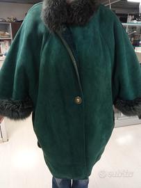 Giaccone in montone Verde 