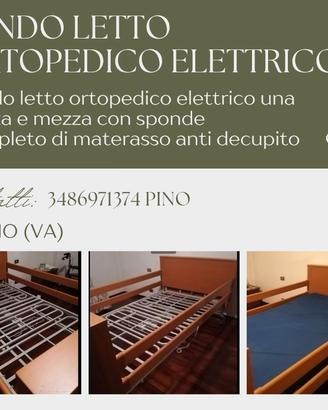 Letto ortopedico elettrico come nuovo