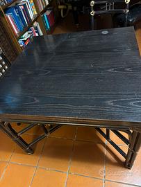 Tavolo rattan + 4 sedie