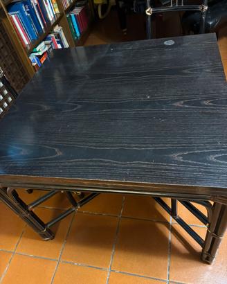 Tavolo rattan + 4 sedie