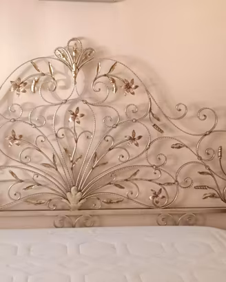 TESTATA LETTO IN FERRO BATTUTO ARTIGIANALE