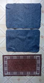 Set 3 tappetini in buono stato