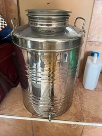 Contenitore acciaio inox olio o vino