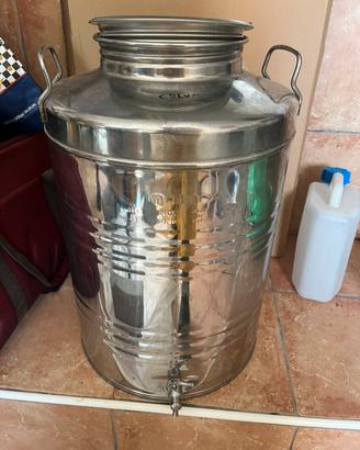 Contenitore acciaio inox olio o vino