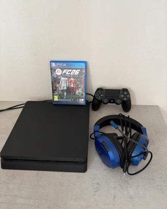 PS4 Perfetta + FC26 + Controller Sony + Cuffie PS