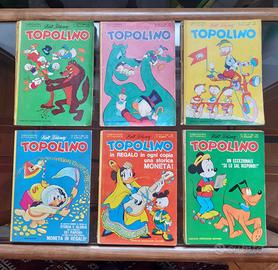 Topolino 6 numeri da 1968 a 1970   vedi dettagli