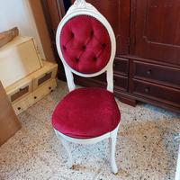 coppia di  poltroncine shabby