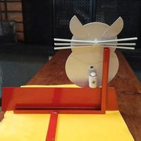 porta fotografia in ferro a forma di gatto