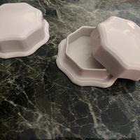 Scatole portagioie porcellana ottagonali