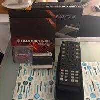 Traktor scratch 6 con scheda audio e kontrol X1 MK