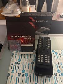 Traktor scratch 6 con scheda audio e kontrol X1 MK