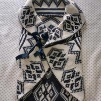 Smanicato in misto lana, cardigan, Made in Italy 