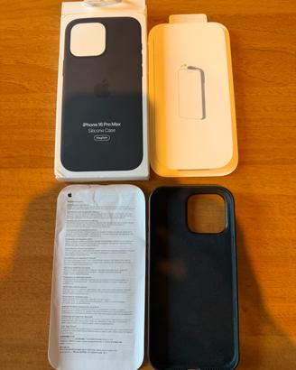 Cover APPLE ® iPhone 16 Pro Max, silicone Nero