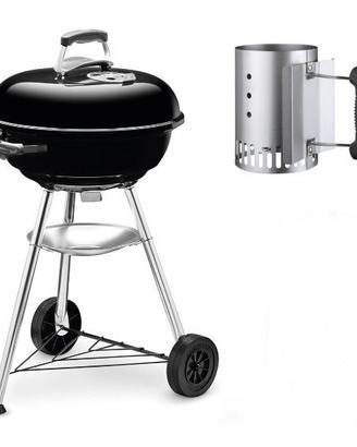 Barbecue a carbone con ciminiera