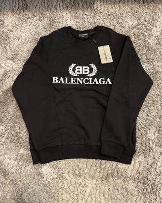 felpa balenciaga nera