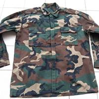 Camicia woodland U.S. ripstop mai usata tg. Large