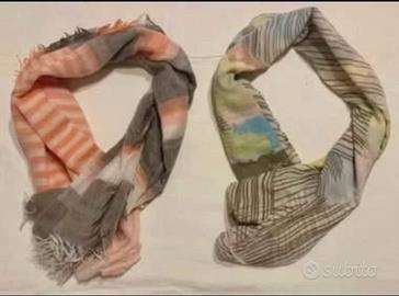 Coppia scialle fantasia donna