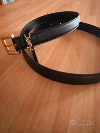 Cinta YSL 95 cm pelle nera