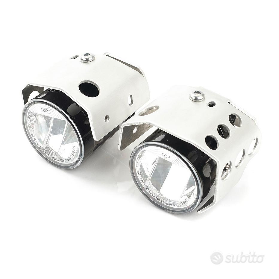 FARETTI MOTO LED KTM 1290 HONDA BMW GS 1200 DUCATI OMOLOGATI E9