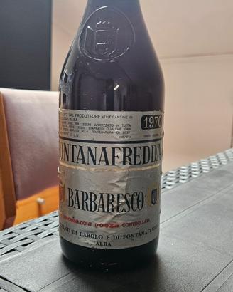 vino Barbaresco Fontanafredda  1970