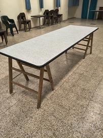 15 tavoli con cavalletti