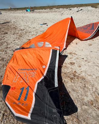 Kite Cabrinha FX2 2023 mt.11 + barra Liquid Force