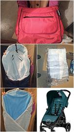 passeggino peg Perego, borsa e accessori 