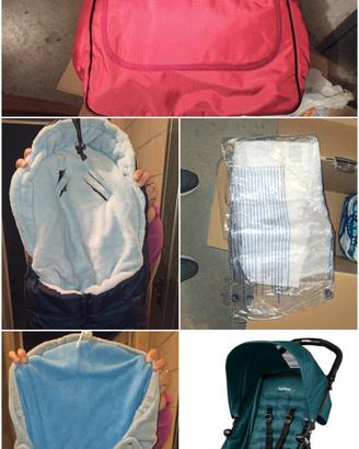 passeggino peg Perego, borsa e accessori 