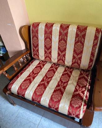 2 poltrone in legno che si fanno 2 lettini