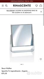 Decor Walther Specchio 7x ingrandimento - Argento
