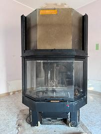 Termocamino ventilato EdilKamin - FUNZIONANTE