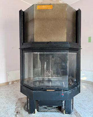 Termocamino ventilato EdilKamin - FUNZIONANTE