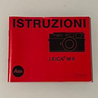 Libretti 📒 istruzioni Leica M6 🔴  Rolleiflex
