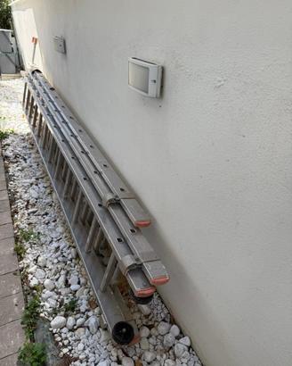 Scala a sfilo alluminio