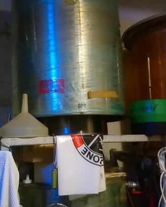 X 2 botti inox da 500 litri NUOVE