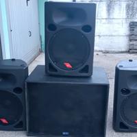 SISTEMA AUDIO ATTIVO PROEL E DB TECHNOLOGIES