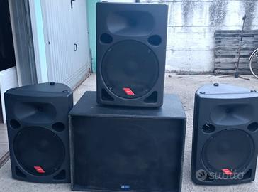 SISTEMA AUDIO ATTIVO PROEL E DB TECHNOLOGIES