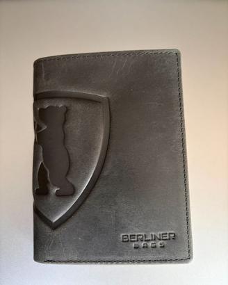 Portafoglio uomo in pelle bovina nuovo