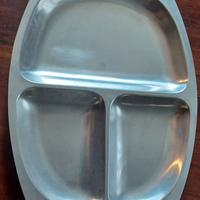 Kit n. 3 vassoi in acciaio