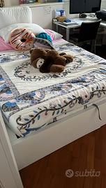 Letto contenitore IKEA con materasso