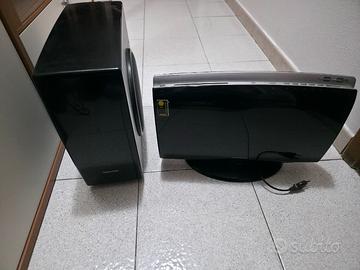 dvd con subwoofer e 2 casse samsung ht x200