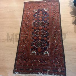 TAPPETO ROSSO ARTIGIANALE 200 X 100