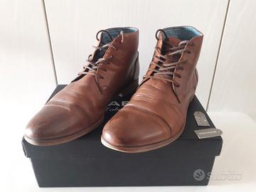 Stivali stringati in pelle Vagabond, tg 45