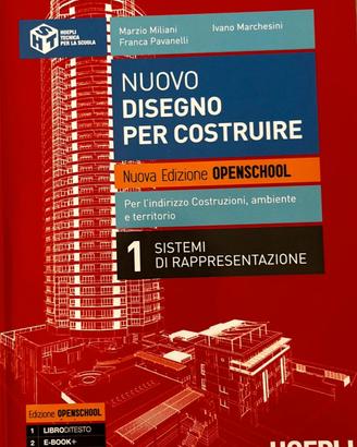 Testo, libro scuola. Nuovo disegno per costruire