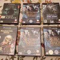 Lotto di 6 Videogiochi per Nintendo Gamecube