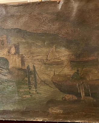 PREGIATAoperaARTEfirmata"ScenaMARITTIMA"secoloXVII